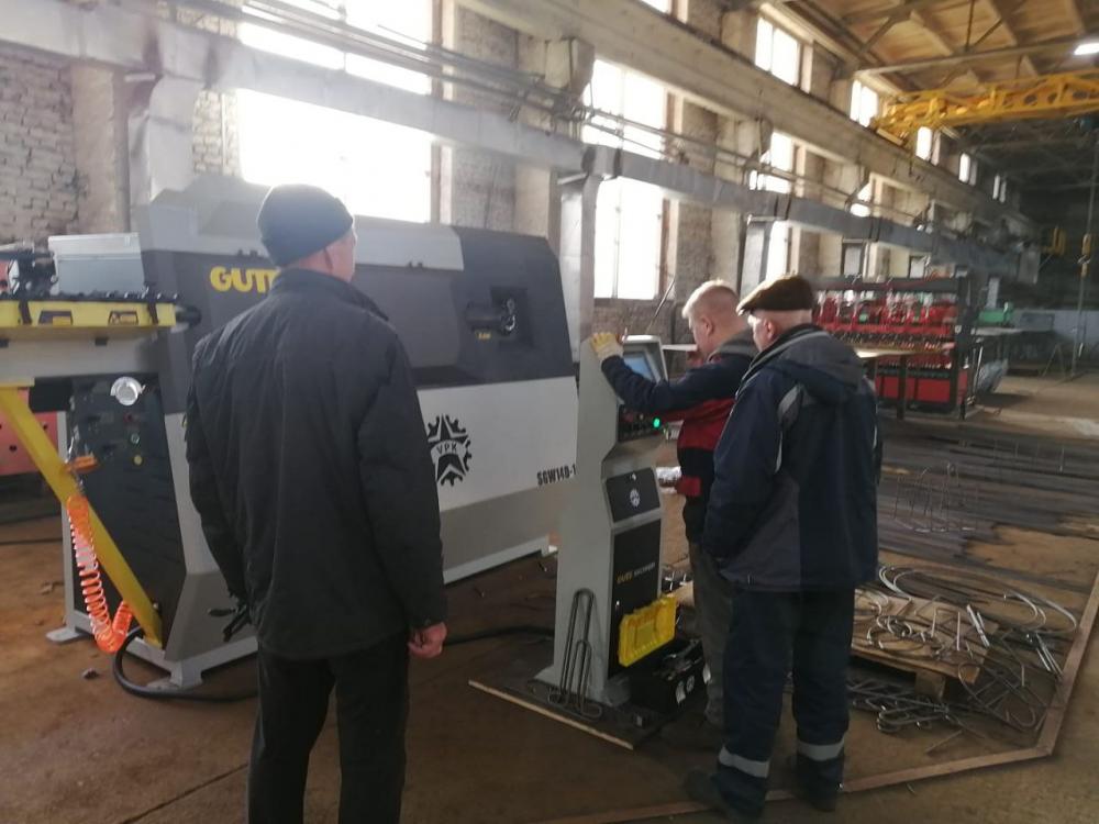 Установили правильно-гибочный станок SGW14D-1 в г. Колтан